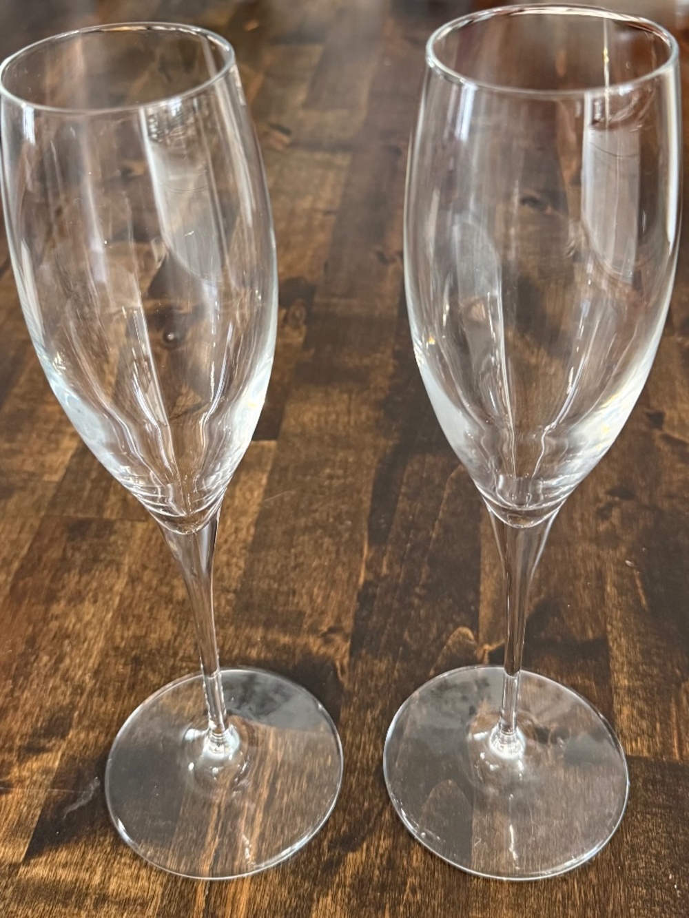 Bormioli Rocco Premium Champagne Sparkling Wine Flute Crystal 8.25 oz   9.75”